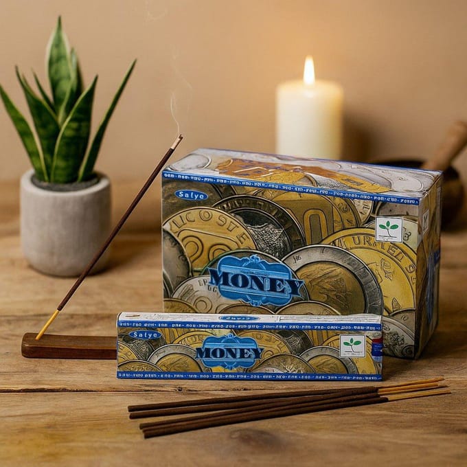 Satya Wierookstokjes - Geld - Grote doos van 12 x 15 gram