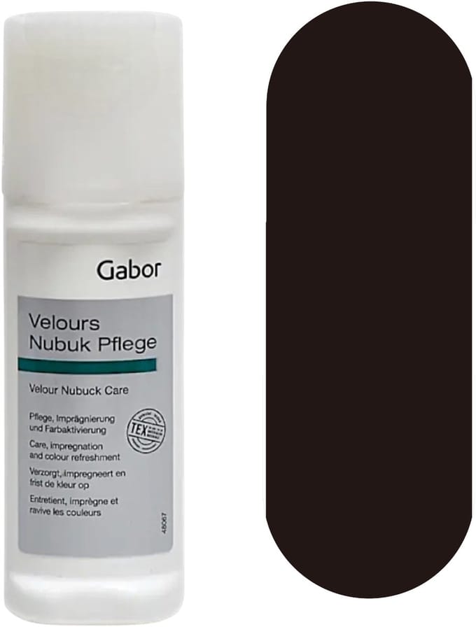 Gabor Nubuck + Textile Flacon - 042 Donkerbruin - 75ml