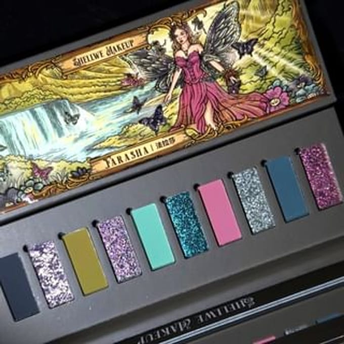 SHELLWE MAKEUP - Farasha Butterfly Fairy Chameleon Eyeshadow Palette - Mini #Butterfly - 5g