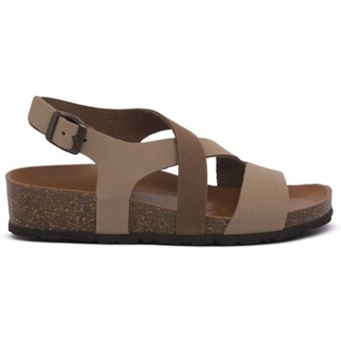 Sandalen met sleehak Grunland SB0073BEIGE