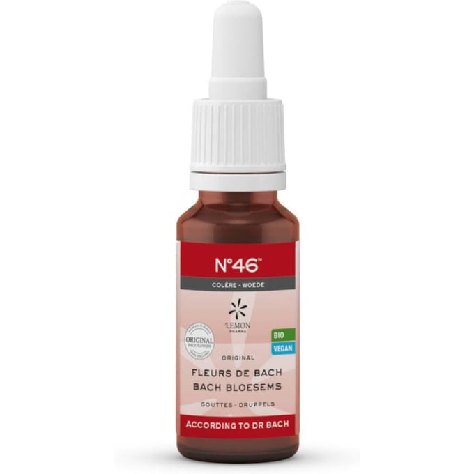 Bachbloesem Bio N°46 Druppels Woede 20ml