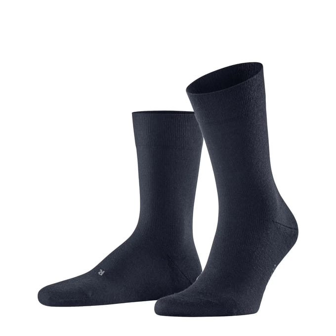 FALKE Stabilizing Wool Everyday met compressiezone functioneel materiaal sokken heren blauw - maat 43-44
