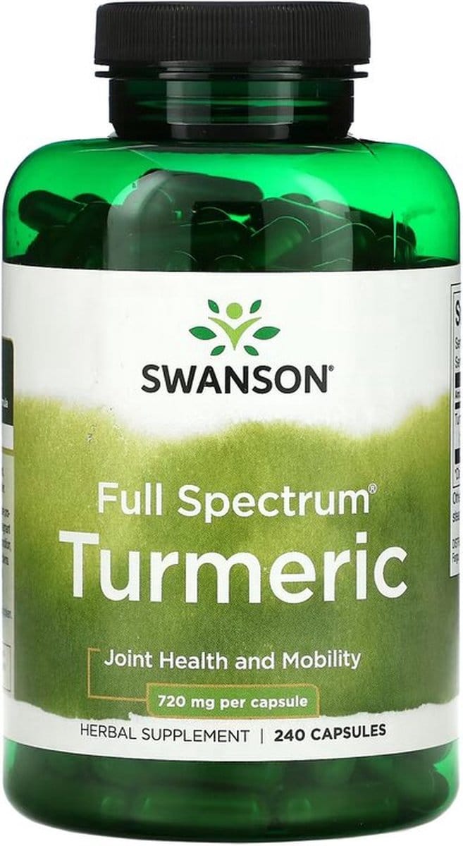 Superfoods - Turmeric 720mg - 240 capsules - Swanson -