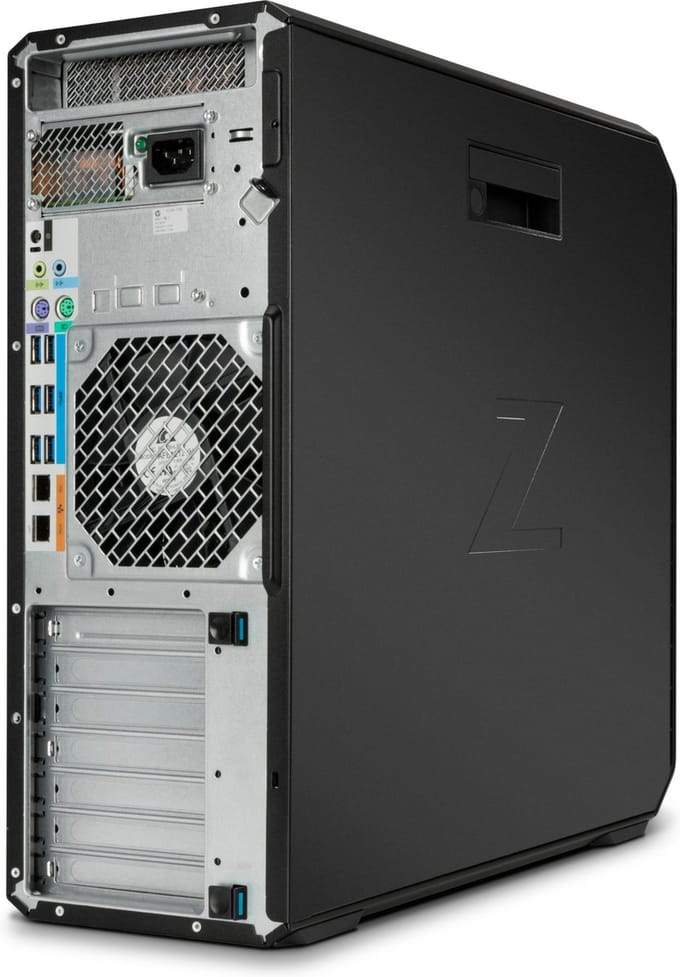 HP Z6 G4 4208 Tower Intel® Xeon® Silver 32 GB DDR4-SDRAM 1000 GB SSD Windows 10 Pro for Workstations Workstation Zwart