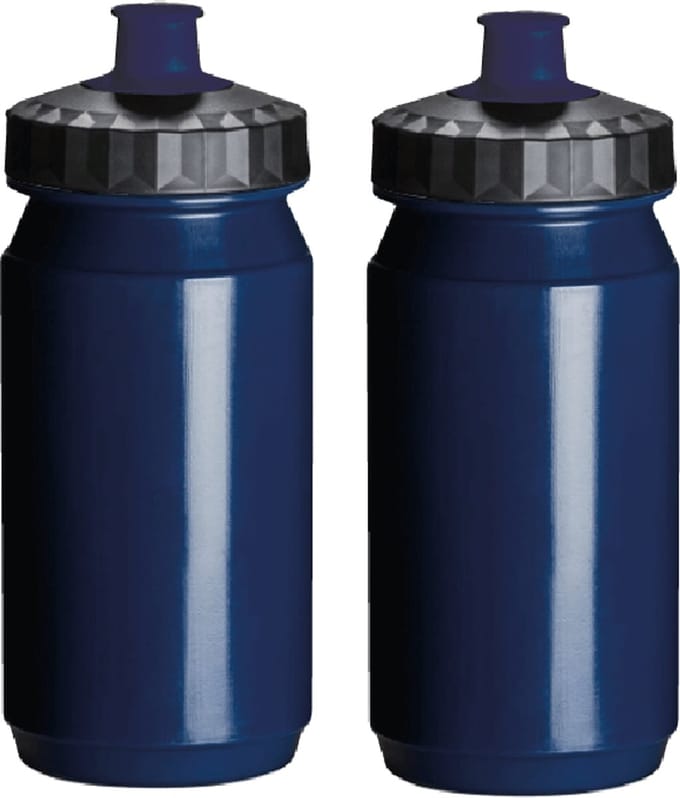 Drinkfles Waterfles 2x 550 ml Donkerblauw Bidon Fiets Hardlopen