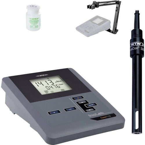 WTW inoLab® Cond 7110 SET 1 Geleidbaarheidsmeter Geleidingsvermogen, Temperatuur, TDS, Saliniteit, Weerstand