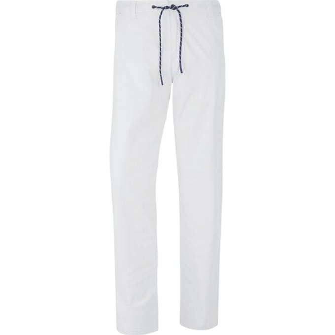 Jan Vanderstorm herren Comfortbroek - 29 - wit - Plus Size