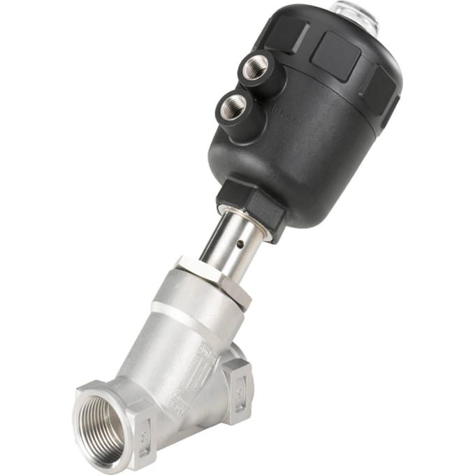 G 1 1/2'' NO Pneumatische 2-Weg Vrijstroomafsluiter RVS- 2000 - 187833