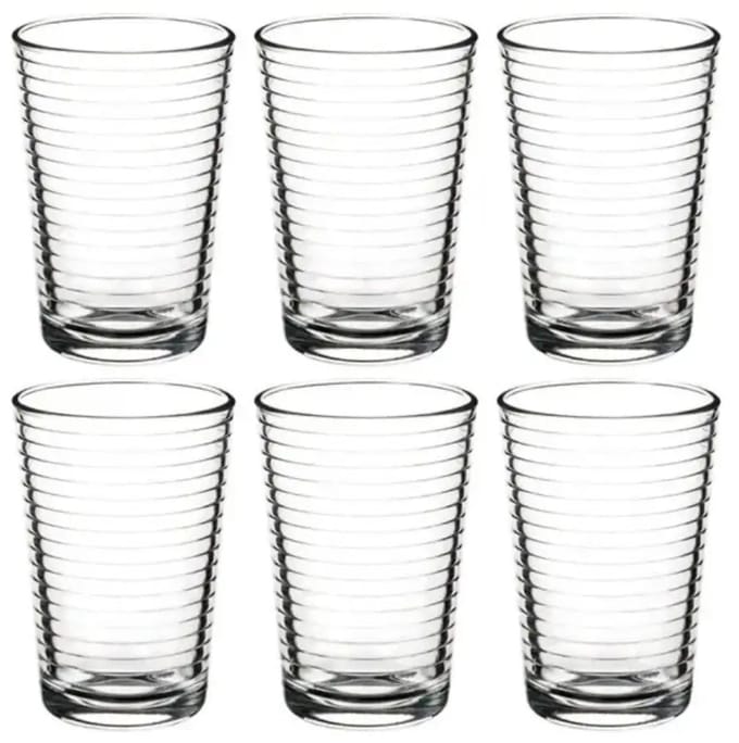 Pasabahce - waterglazen - Doro - set van 6 - 205 ml - helder glas