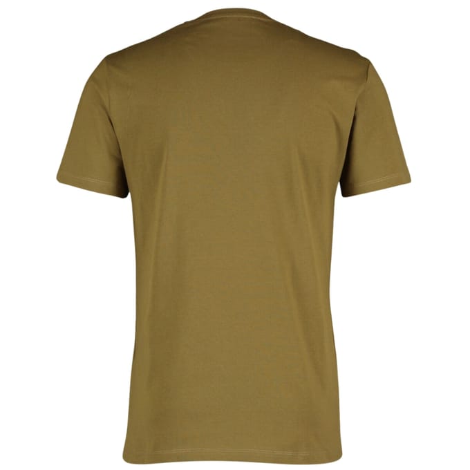 Balmain merk reliëflogo kakigroen T-shirt