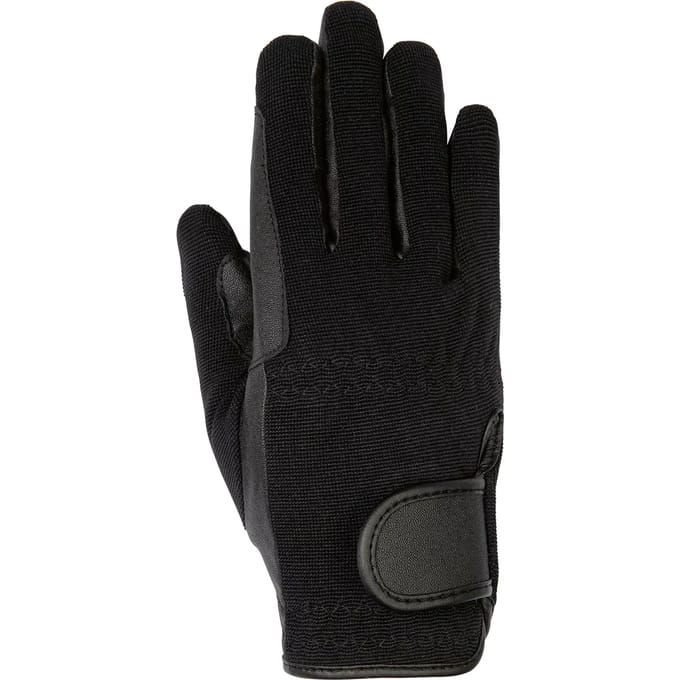 Synthetisch lederen handschoenen HKM