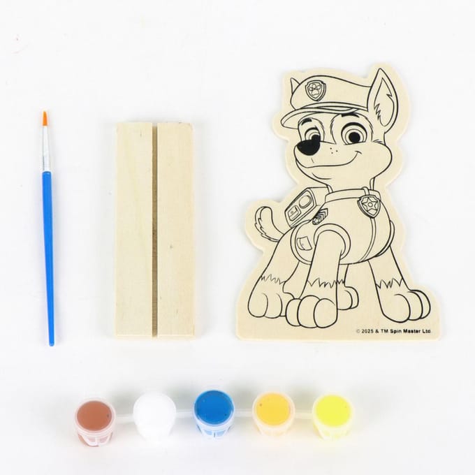 Paw Patrol Verfset – Hout knutselen Jongens – Schilderen Meisjes - Leuk voor kinderfeestjes