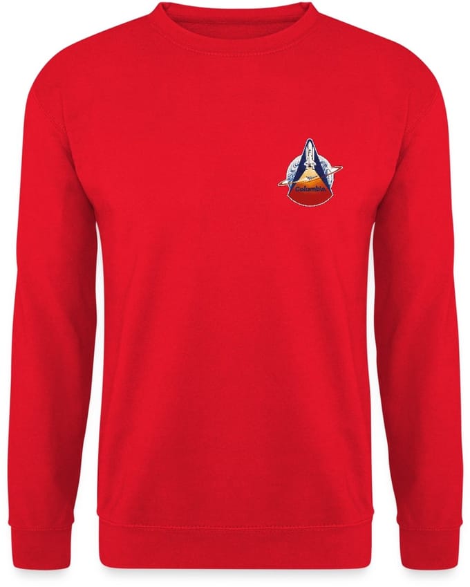 NASA Space Shuttle Columbia Sweater Heren