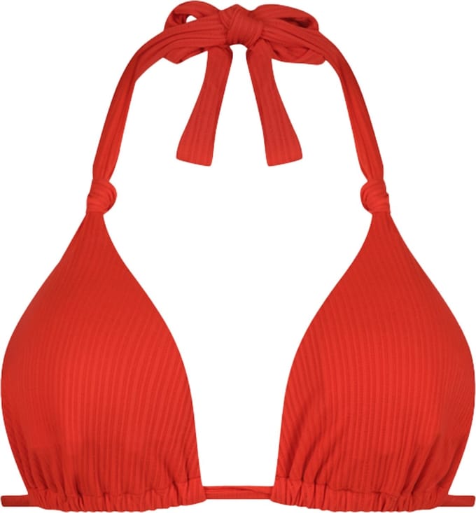 Beachlife Fiery Red triangel bikinitop