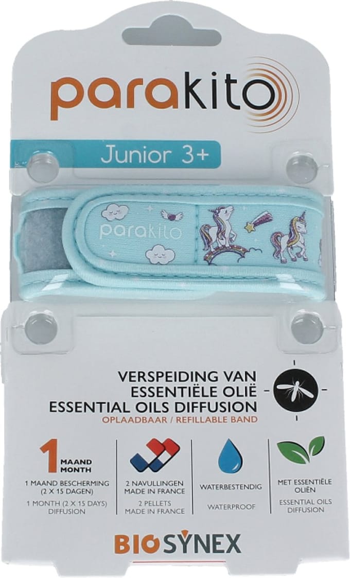 Parakito Anti mug armband junior eenhoorn 1 Stuks
