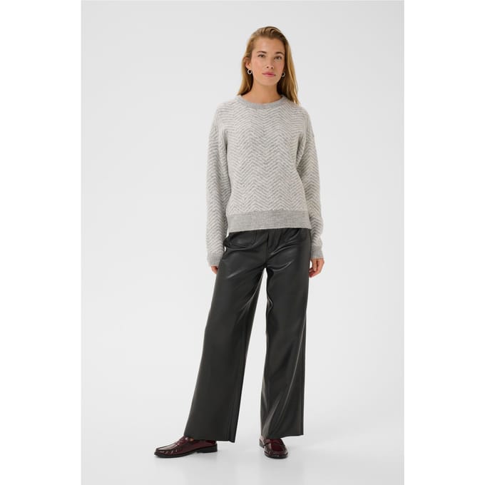 Pullover KAbitzy Pullover Loose fit grey white