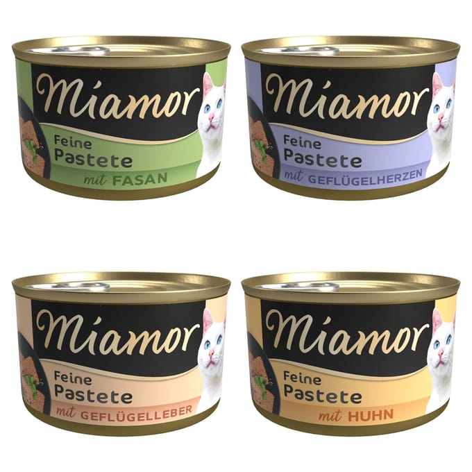 12x85g Pastei : Vlees Miamor Kattenvoer