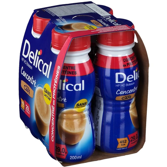 Delical Geconcentreerde Koffie 4x200 Drinkbare oplossing