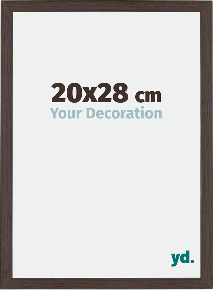 Your Decoration - Fotolijst 20x28 cm - MDF - Eiken Donker - Mura