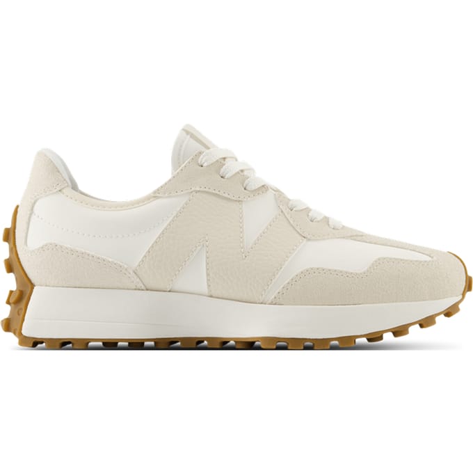 New Balance 327 Sneakers Dames - Beige - Maat 35 - Leer, Synthetisch