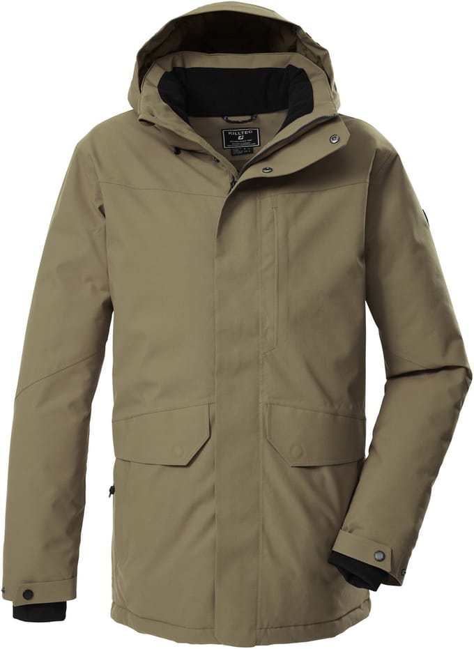 Killtec KOW 85 Men Parka - Winterjas - Heren - Parka - Taupe - Maat L