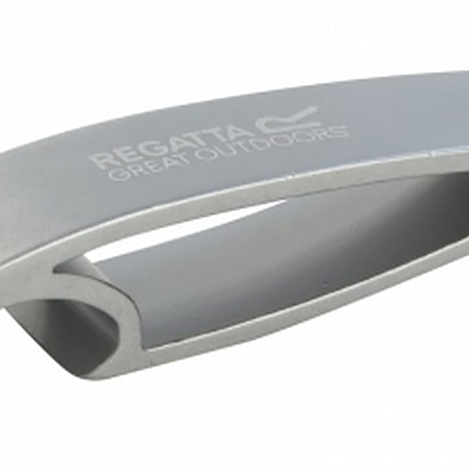 Regatta Stalen sleutelhanger flesopener (Afdichting Grijs)