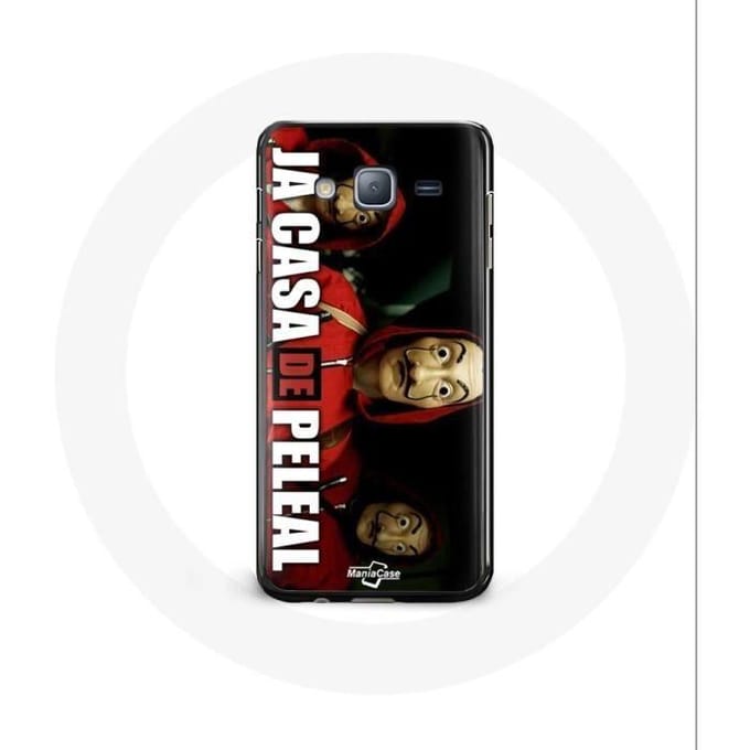Case voor Samsung Galaxy j3 2016 La casa de papel Het masker van Dali