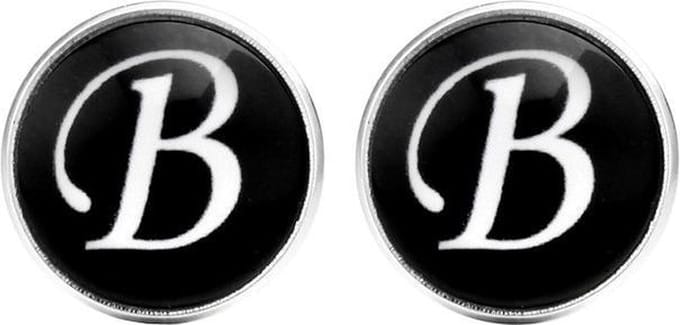 Fako Bijoux - Manchetknopen - Alfabet - Letter B