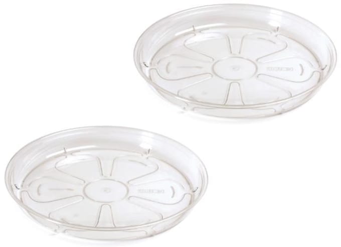Onderschotel Coubi 32cm TRANSPARANT Prosperplast / 2 STUKS ! /
