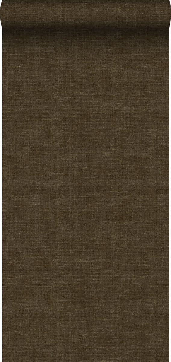 Origin Wallcoverings behang linnenstructuur bruin - 347864 - 0.53 x 10.05 m