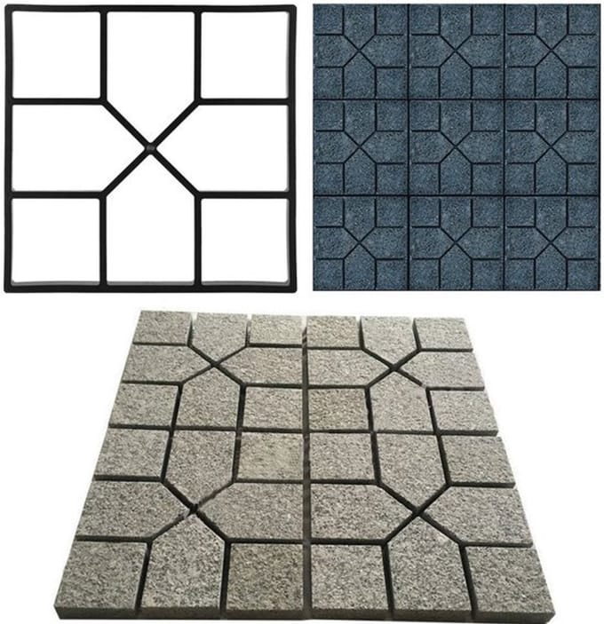 Dailygoods- Bestratingsmal Herbruikbaar - Diy Betonnen Vloerpadmaker