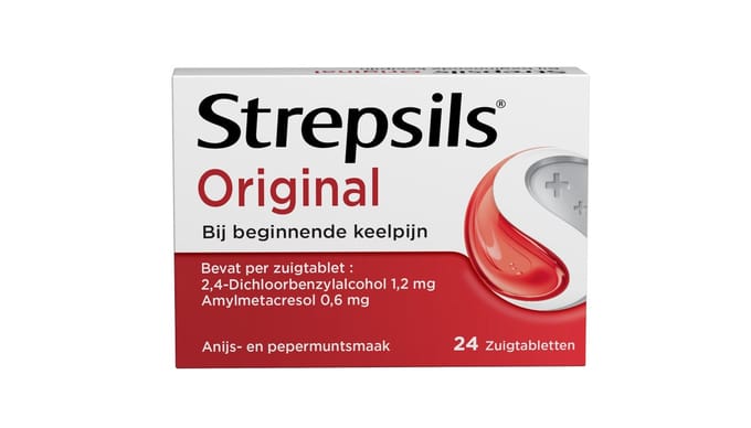Strepsils Keelverzorging Regular - 24 tabletten - Bij Beginnende Keelpijn