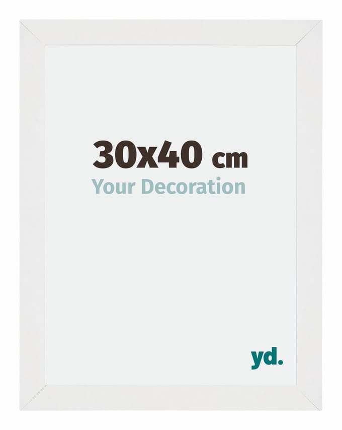 Your Decoration - Fotolijst 30x40 cm - MDF - Wit Hoogglans - Mura