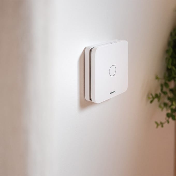 Netatmo Slimme Koolstofmonoxidemelder - CO Melder - CO Meter - 10 jaar Batterij - werkt met Apple Homekit - met App