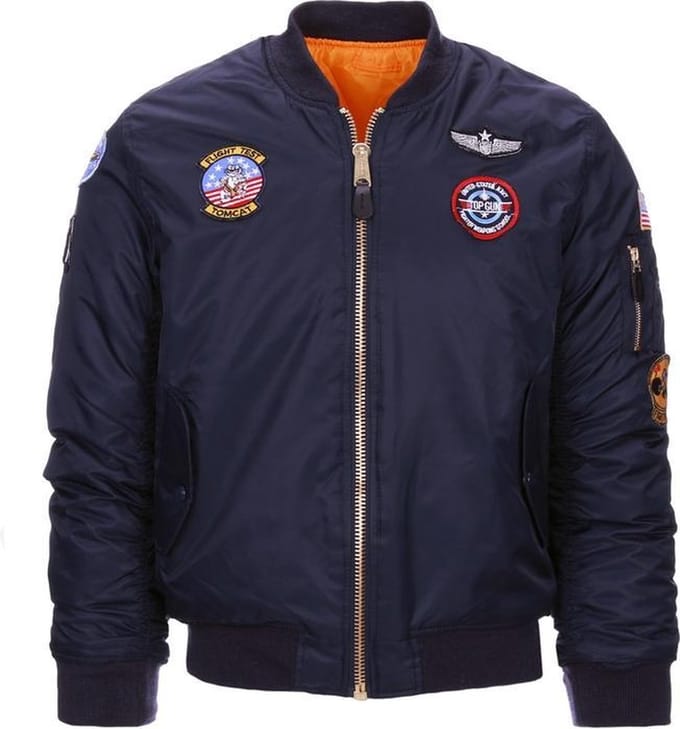 Fostex Garments - Kids MA-I flight jacket USAF (kleur: Blauw / maat: XL)