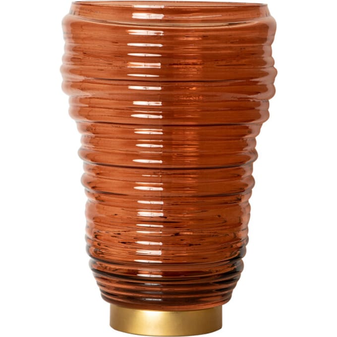 PTMD - Windlicht Lane - Bruin - 20x20x27.5cm