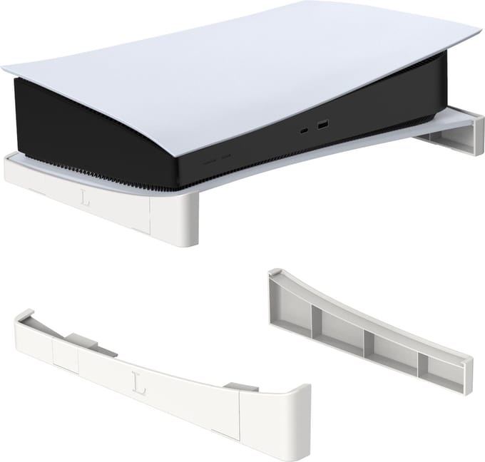 YONO Standaard Horizontaal geschikt voor PS5 - Houder Playstation 5 Stand Accessoires Beugel - Wit