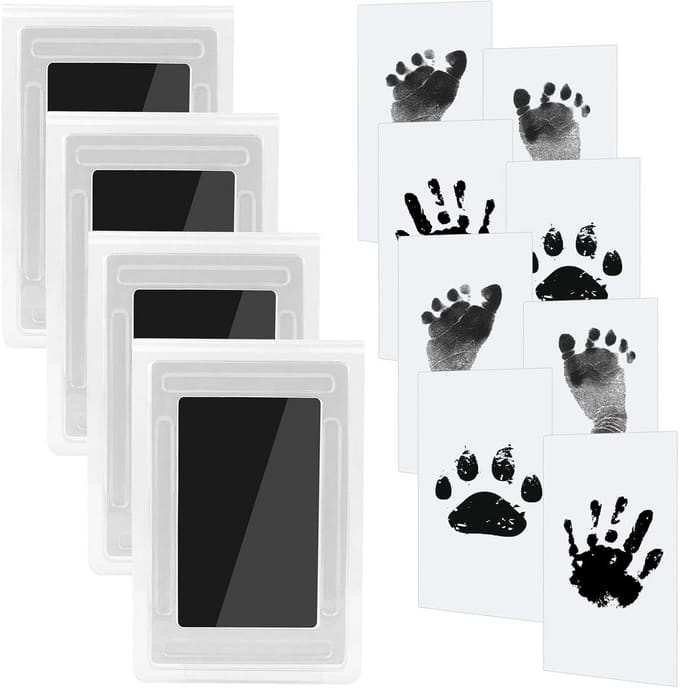 Solidchoice - Baby Afdrukset voor Hand- en Voetafdrukken met Kleurensets
