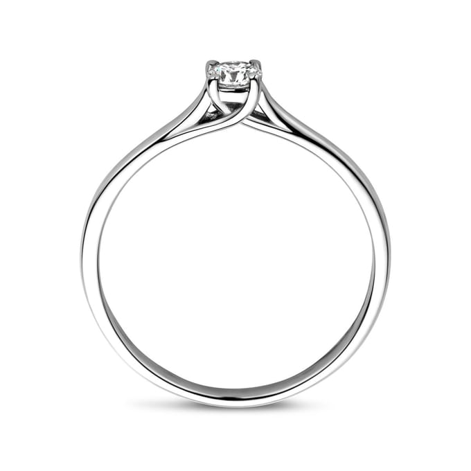 Aanzoeksring Diamant 0.15ct H Si