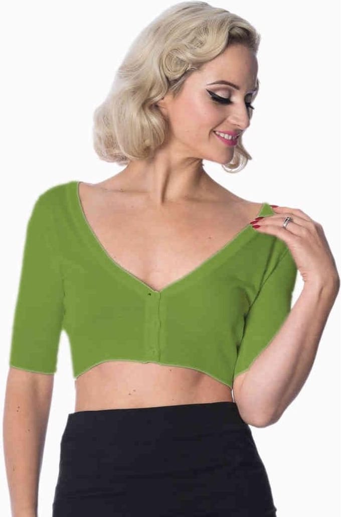 Dancing Days - BOBBY BASICS Cardigan - 3XL - Groen