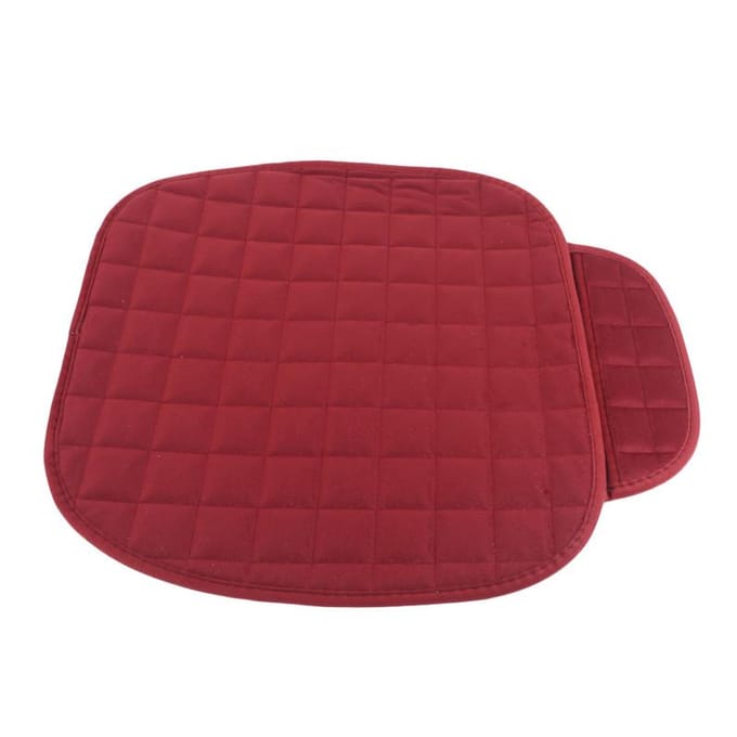 Coussin avant de voiture de couleur unie, Simple et confortable, antidérapant, respirant One Size café
