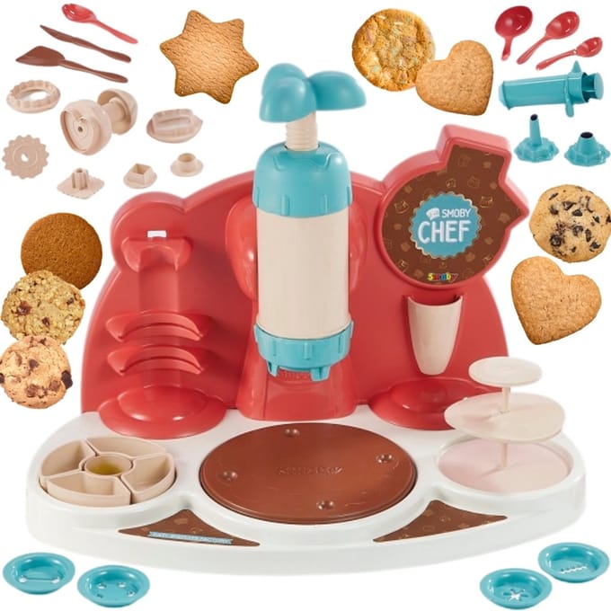 Smoby Chef koekjesfabriek speelgoedset met accessoires 25-delig.
