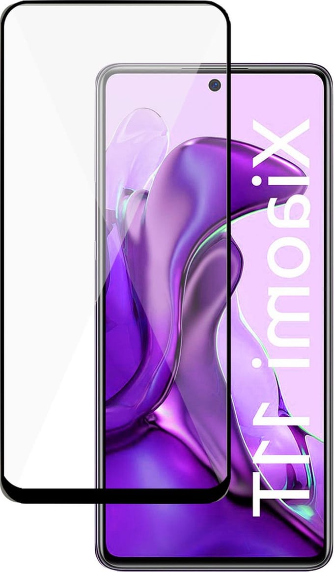 Geschikt voor Xiaomi Mi 11T Screenprotector Glas - Full Screen Beschermglas Screen Protector - 1x