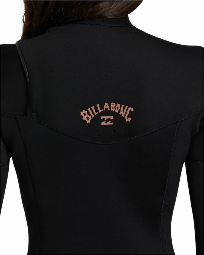 2026 Billabong Dames Foil 3/2mm Borst Ritssluiting Wetsuit