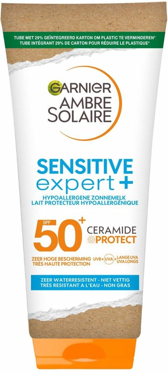 6x Garnier Ambre Solaire Sensitive Expert+ Zonnebrandmelk SPF 50+ 175 ml
