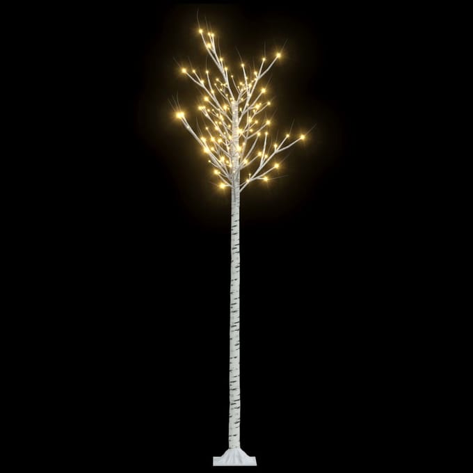 vidaXL - Kerstboom - wilg - met - 200 - warmwitte - LED's - binnen - en - buiten - 2,2 - m
