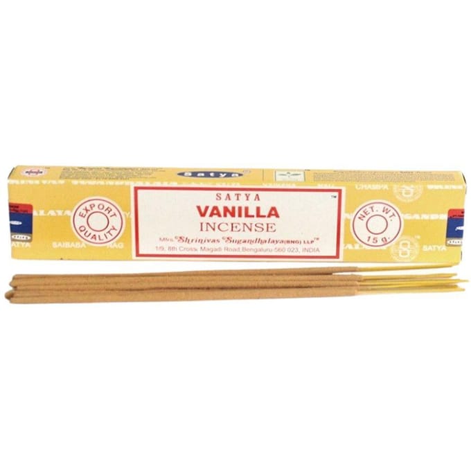 Satya - Geurstokjes - Vanille - Aromatherapie - Ontspannend