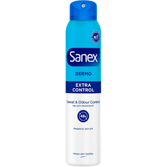 Sanex Deodorant Spray Derma Extra Control 72h - 200 ml