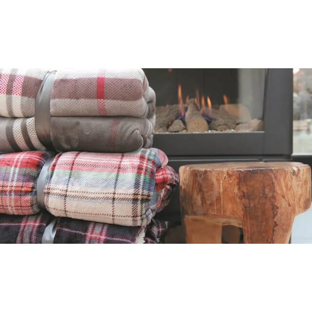 Unique Living | Larsson plaid 150x200cm dark grey