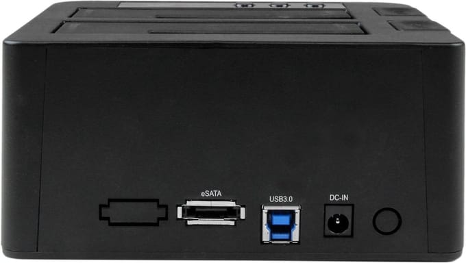 StarTech eSATA Harde-schijfduplicatordock – USB 3.0 HDD-kloner - SATA III 6 Gbp/s - Zwart